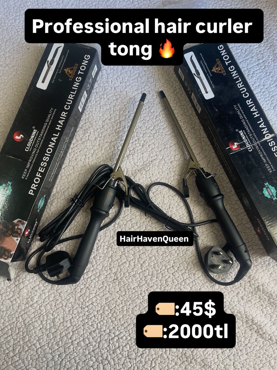 Professional Hair Curling Tong
