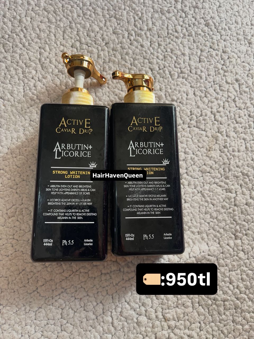 Active Caviar Drip Arbutin + Licorice Lotion – 950 TL