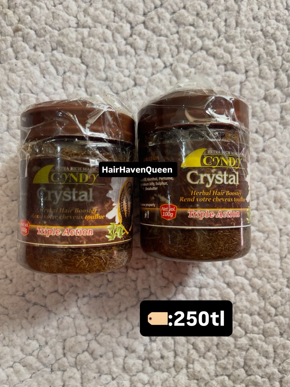 Condy Crystal Herbal Hair Booster – 250 TL
