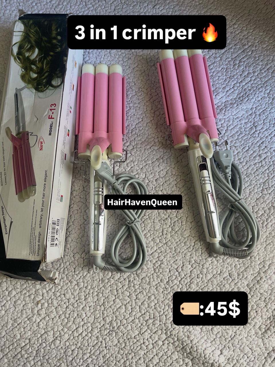 3-in-1 Hair Crimper / Waver – $45 image 3